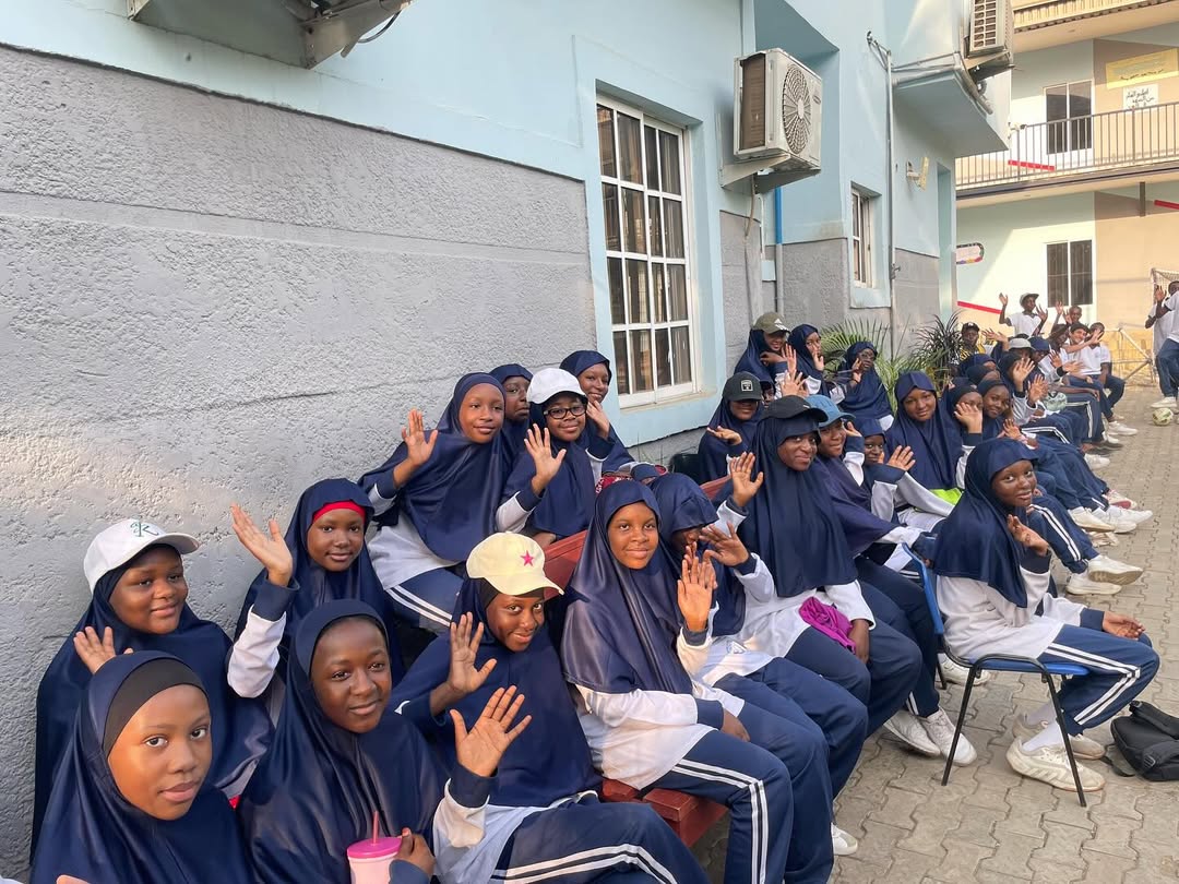 Junior Students Waving